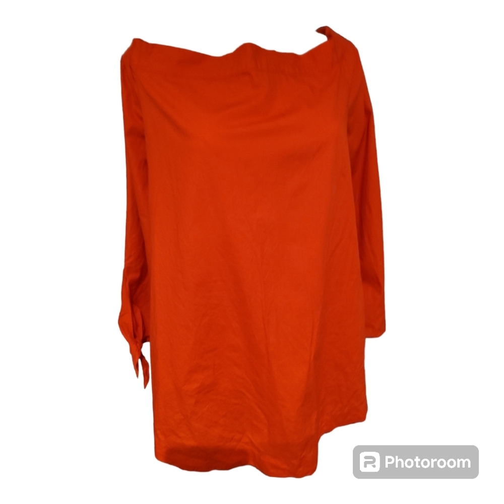 Reg $118 Free people Red off shoulder top size L